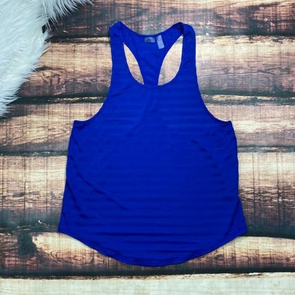 Zella Tops - Zella Blue Racerback Workout Tank Top Summer Tee